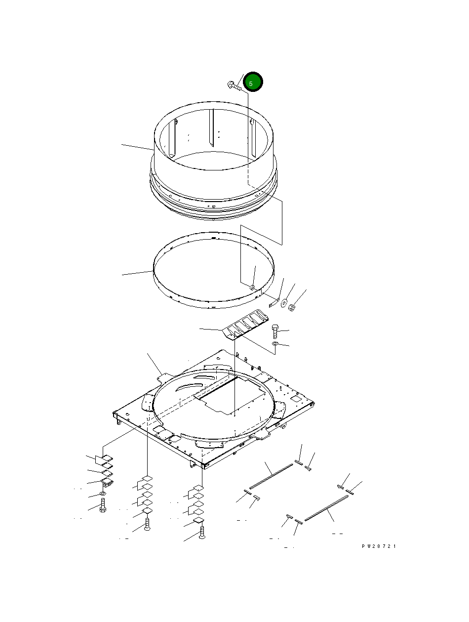 Болт 8298-70-2810 Komatsu