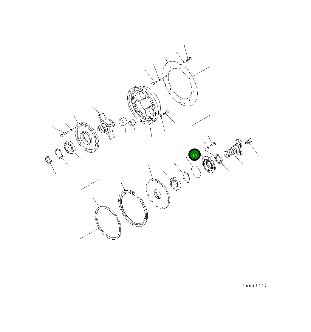 Крышка 421-12-12790 Komatsu