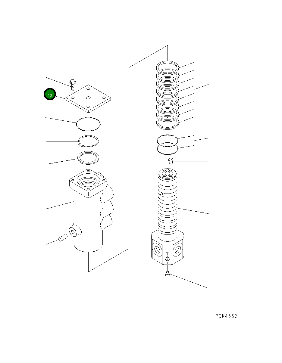 Крышка 703-07-93180 Komatsu
