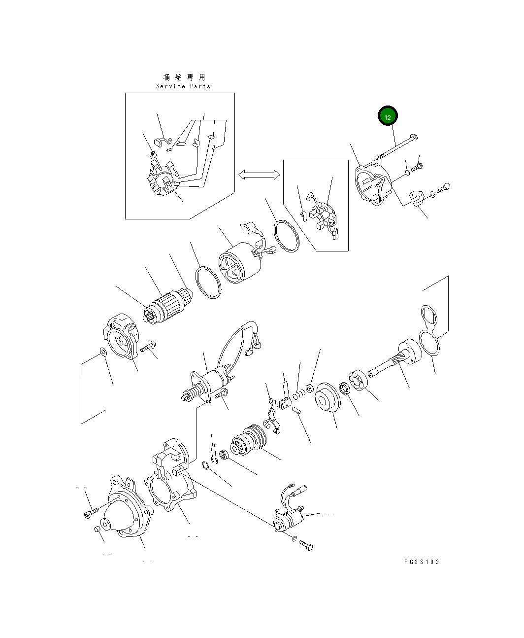 Болт SD5010-27421X0 Komatsu