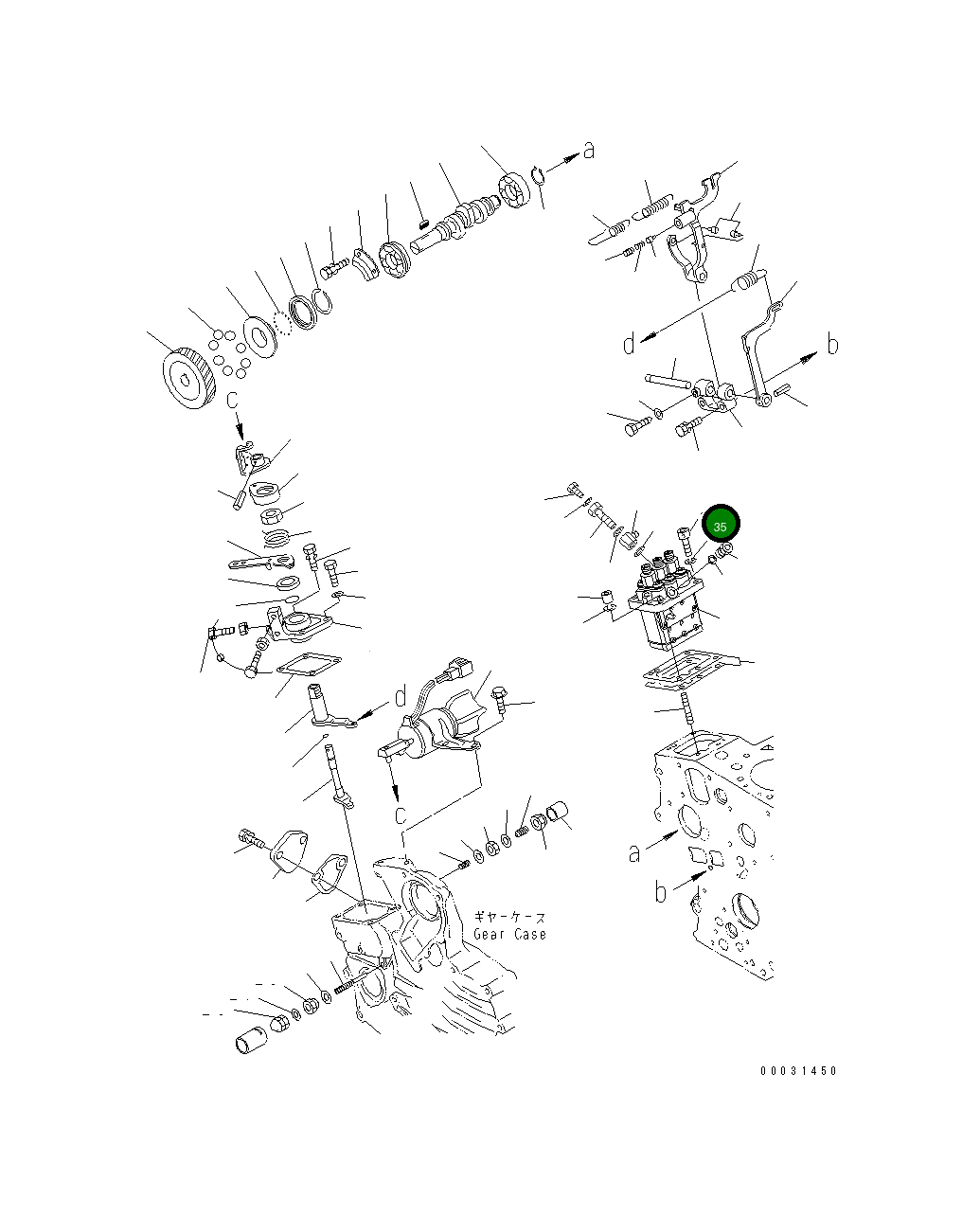 Болт 460-144 Komatsu