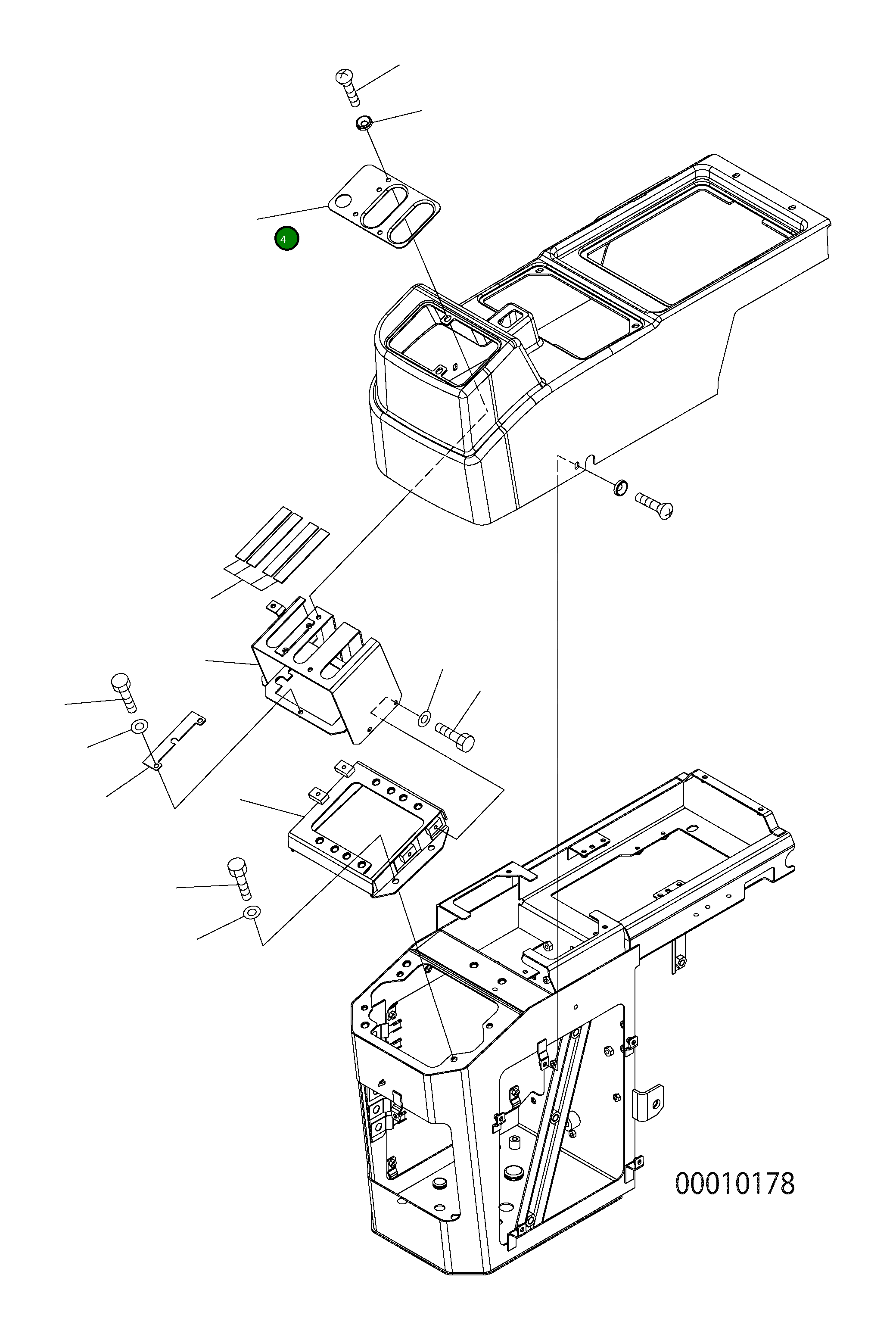Крышка 418-54-32960  Komatsu
