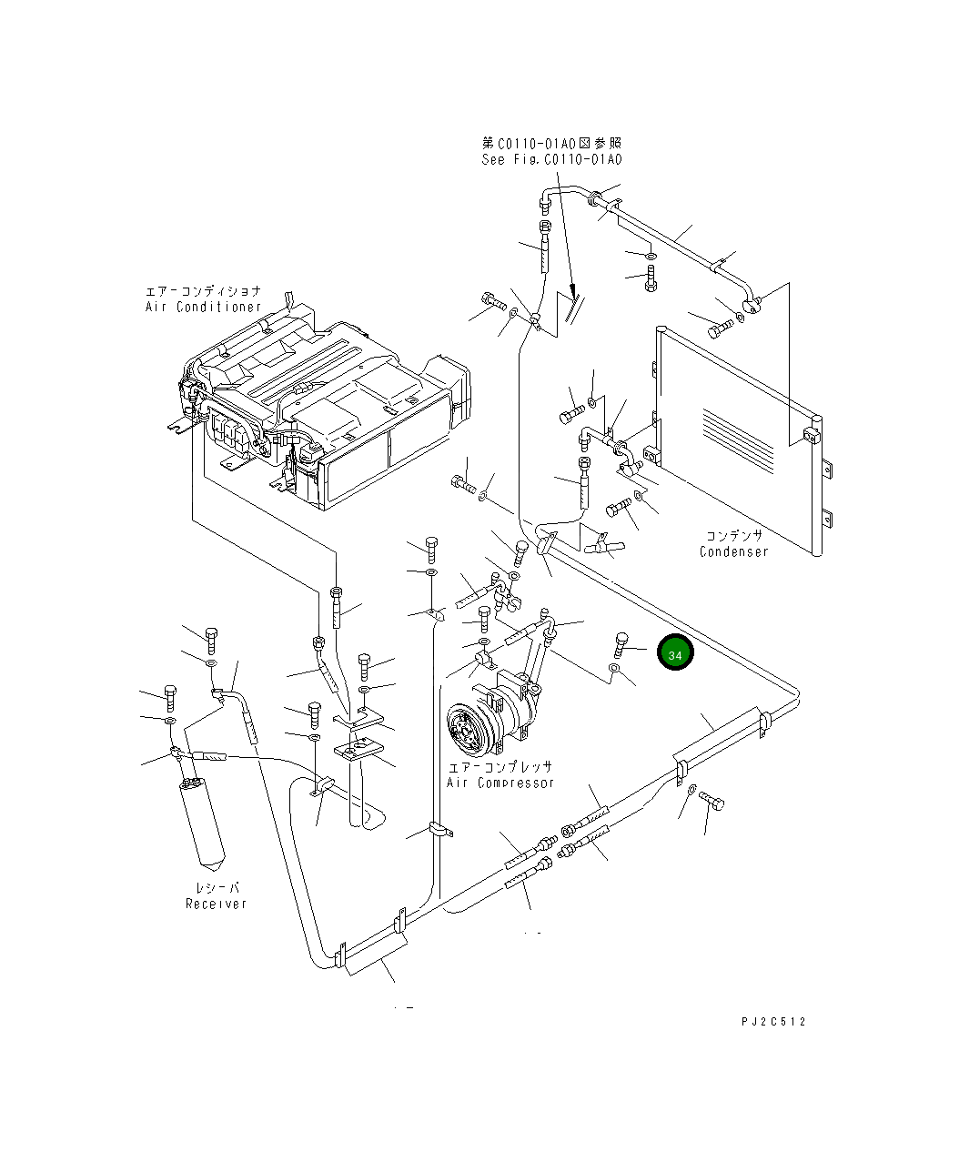 Болт 01050-81040 Komatsu