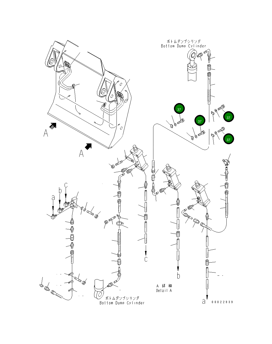 Болт DM30772799 Komatsu
