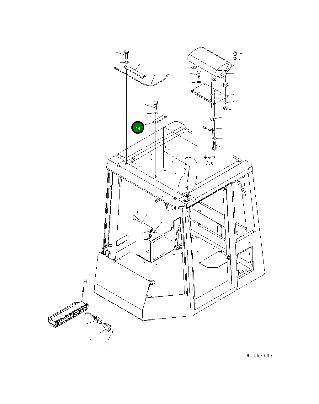 Крышка 426-56-32160 Komatsu