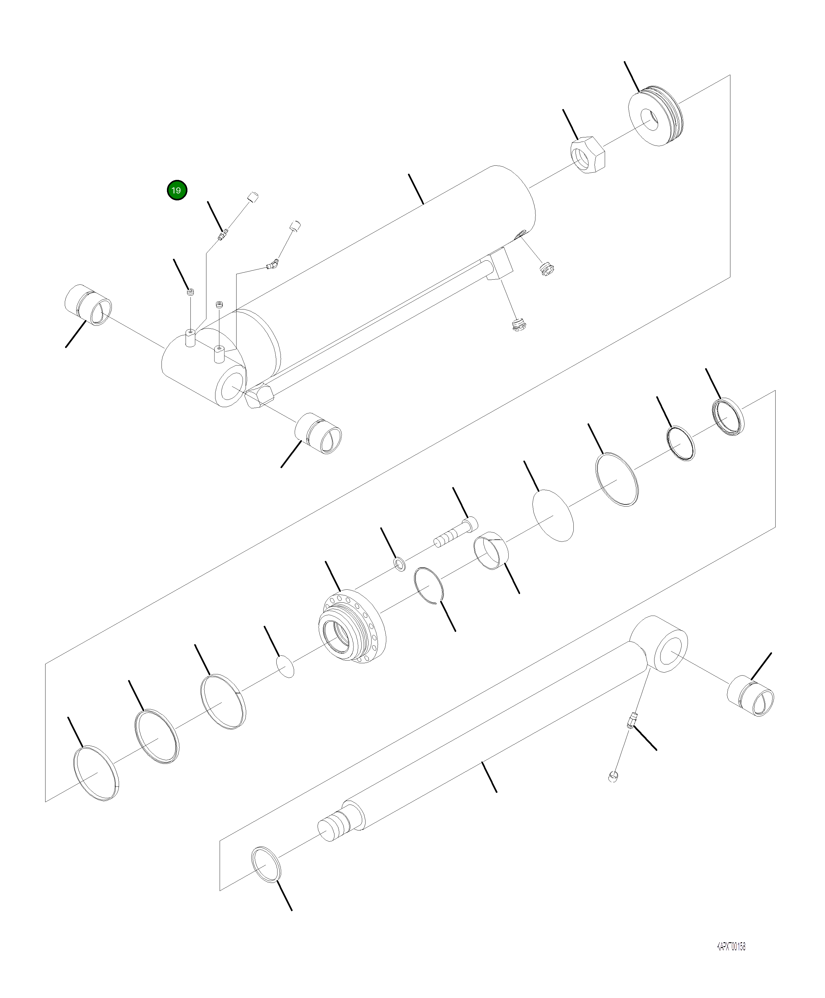Болт 4A1-6C-10340 Komatsu