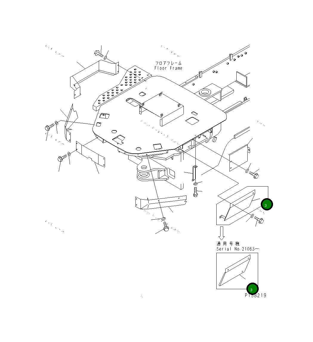 Крышка 273-54-67220 Komatsu