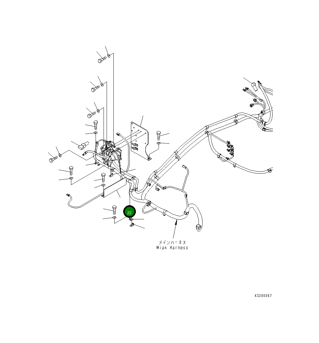 Крышка 20Y-06-38111 Komatsu