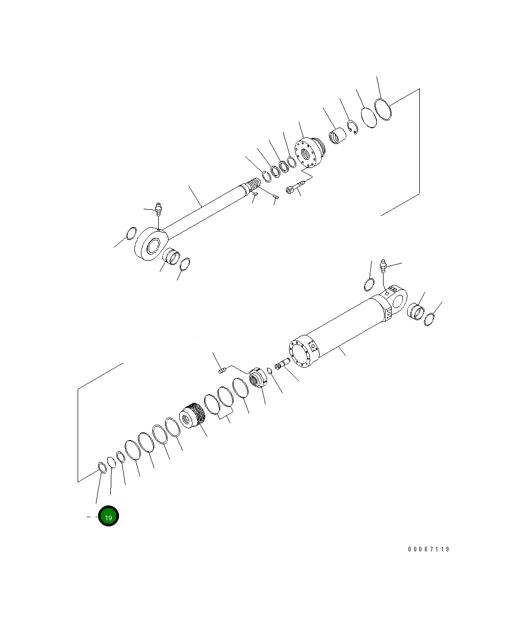 Кольцо уплотнительное (O-Ring) DM51064698 Komatsu