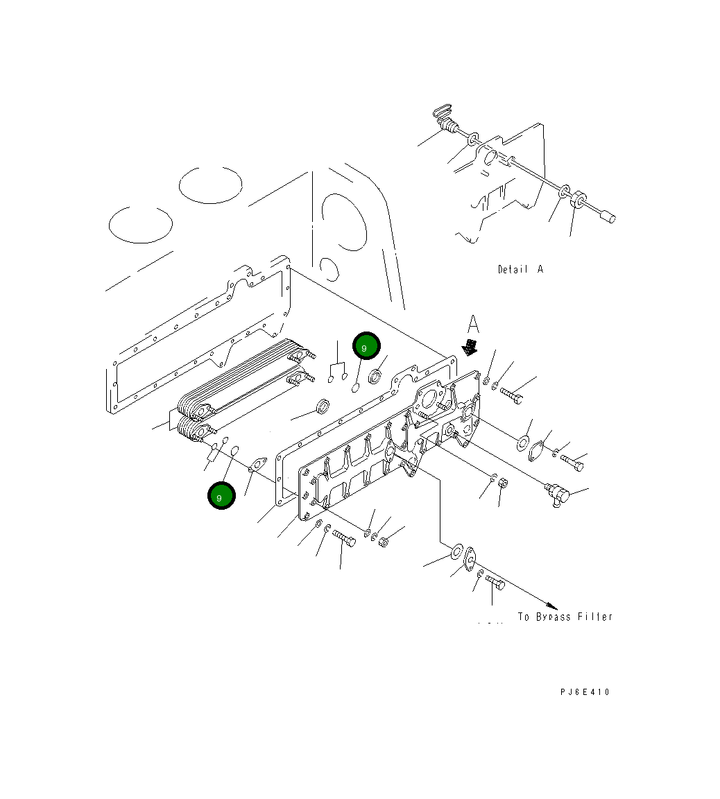 Кольцо уплотнительное (O-Ring) 6127-61-2871 Komatsu