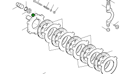 Кольцо HU7307009 Komatsu