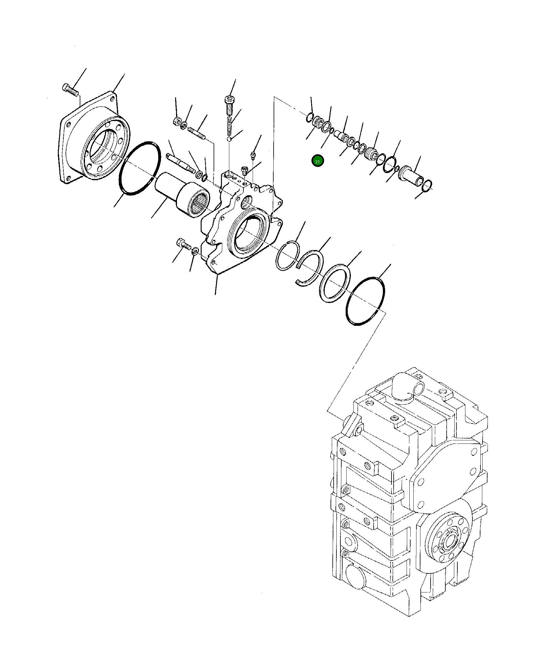 Кольцо уплотнительное (O-Ring) 21D-09-69320  Komatsu