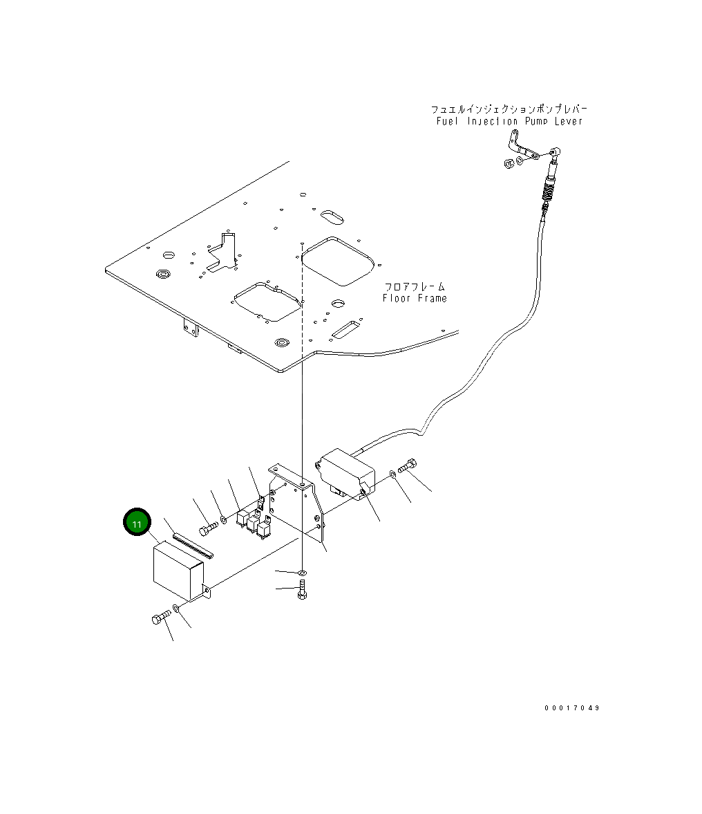 Крышка 21W-54-44251 Komatsu