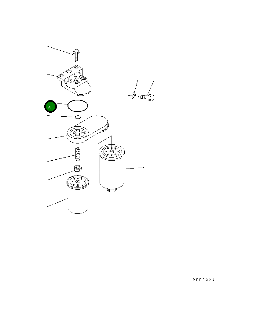 Кольцо уплотнительное (O-Ring) 6732-71-6160 Komatsu