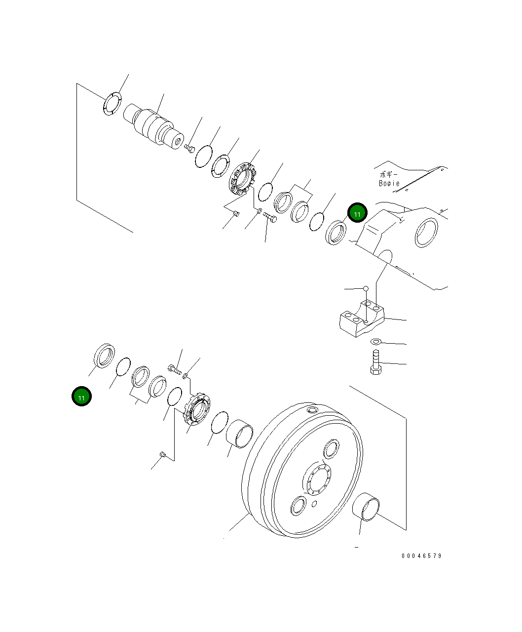 Кольцо 195-30-61570 Komatsu