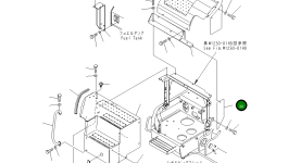 Крышка 22U-54-85250 Komatsu