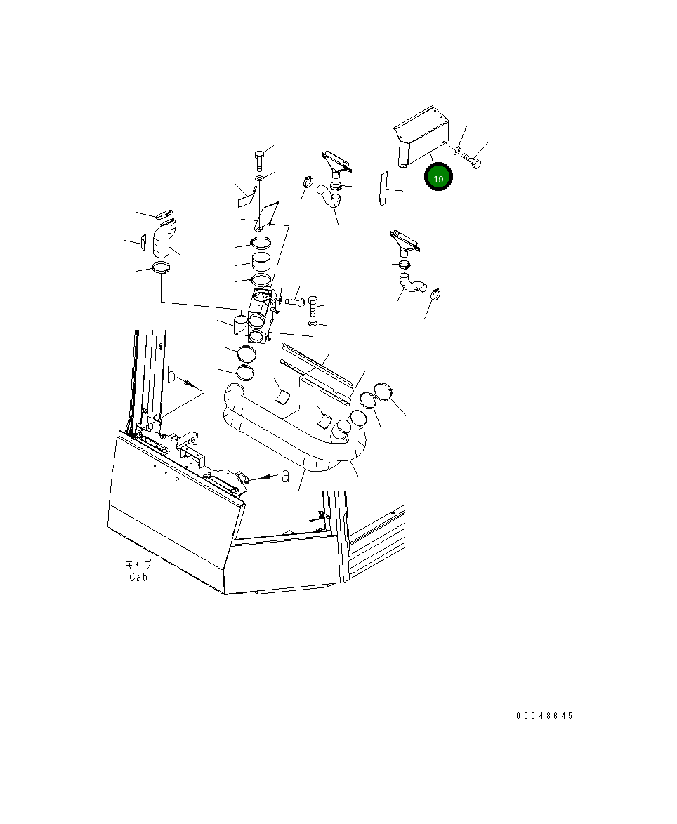 Крышка 426-07-32162  Komatsu