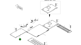 Крышка 2627-1038C Komatsu
