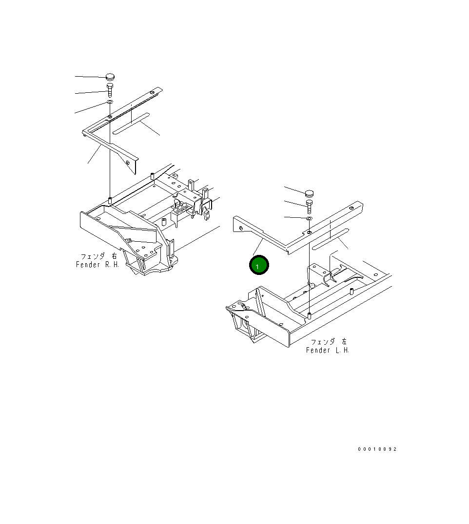 Крышка 11Y-54-13384  Komatsu