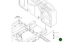 Болт 21M-46-24210 Komatsu
