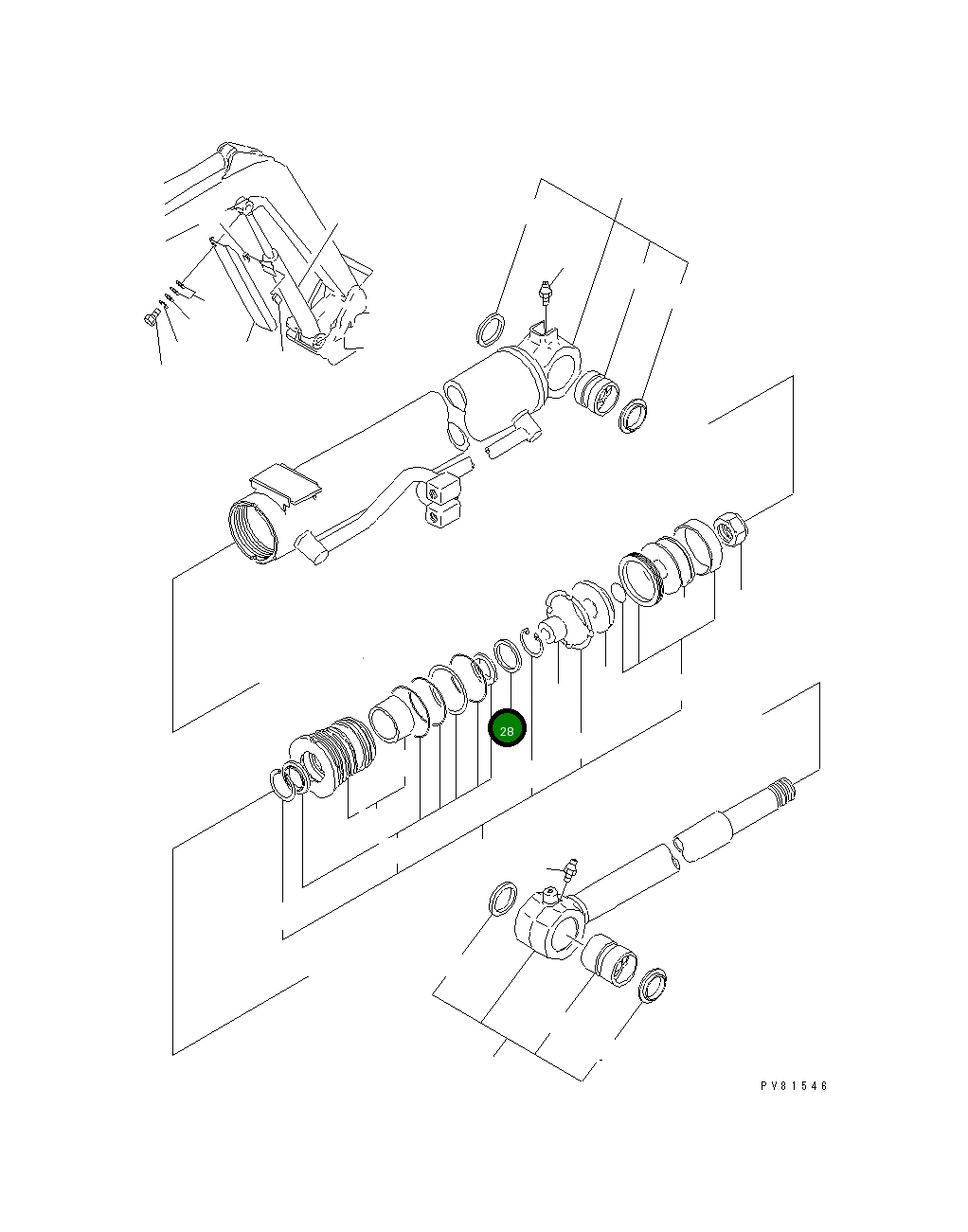 Кольцо YM172151-72330 Komatsu