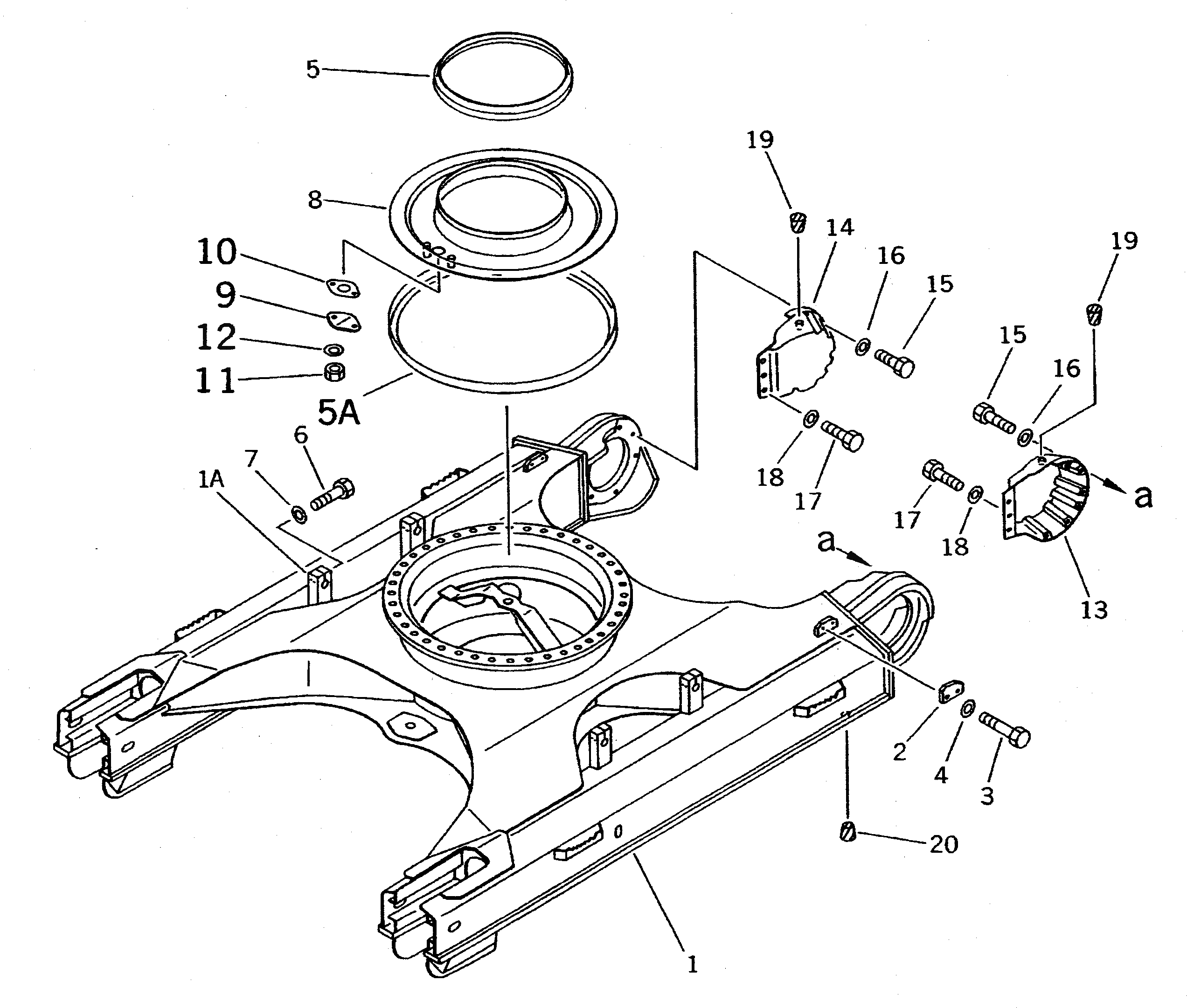 Болт 01010-52070  Komatsu