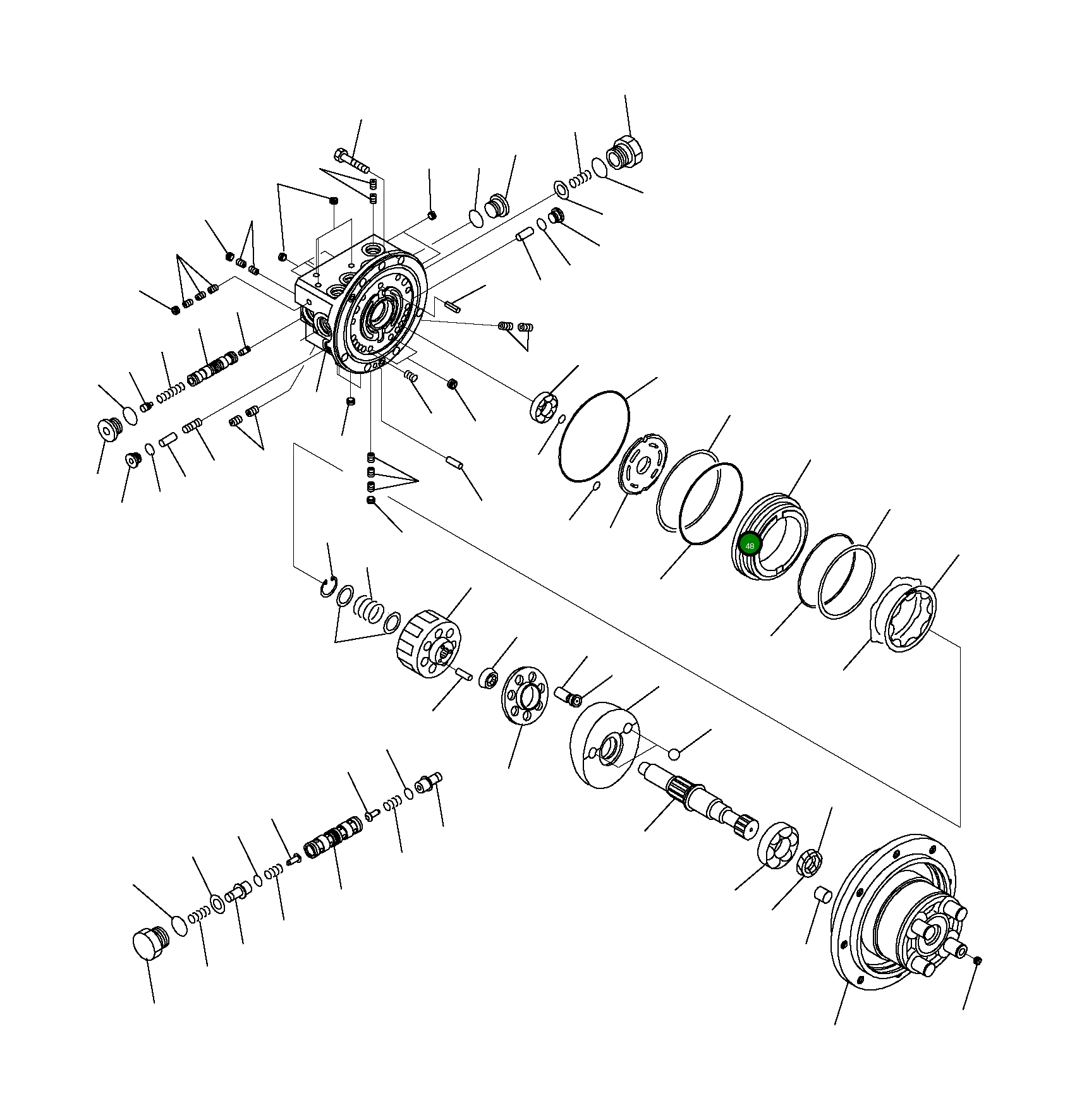 Кольцо уплотнительное (O-Ring) FURB0G95 Komatsu