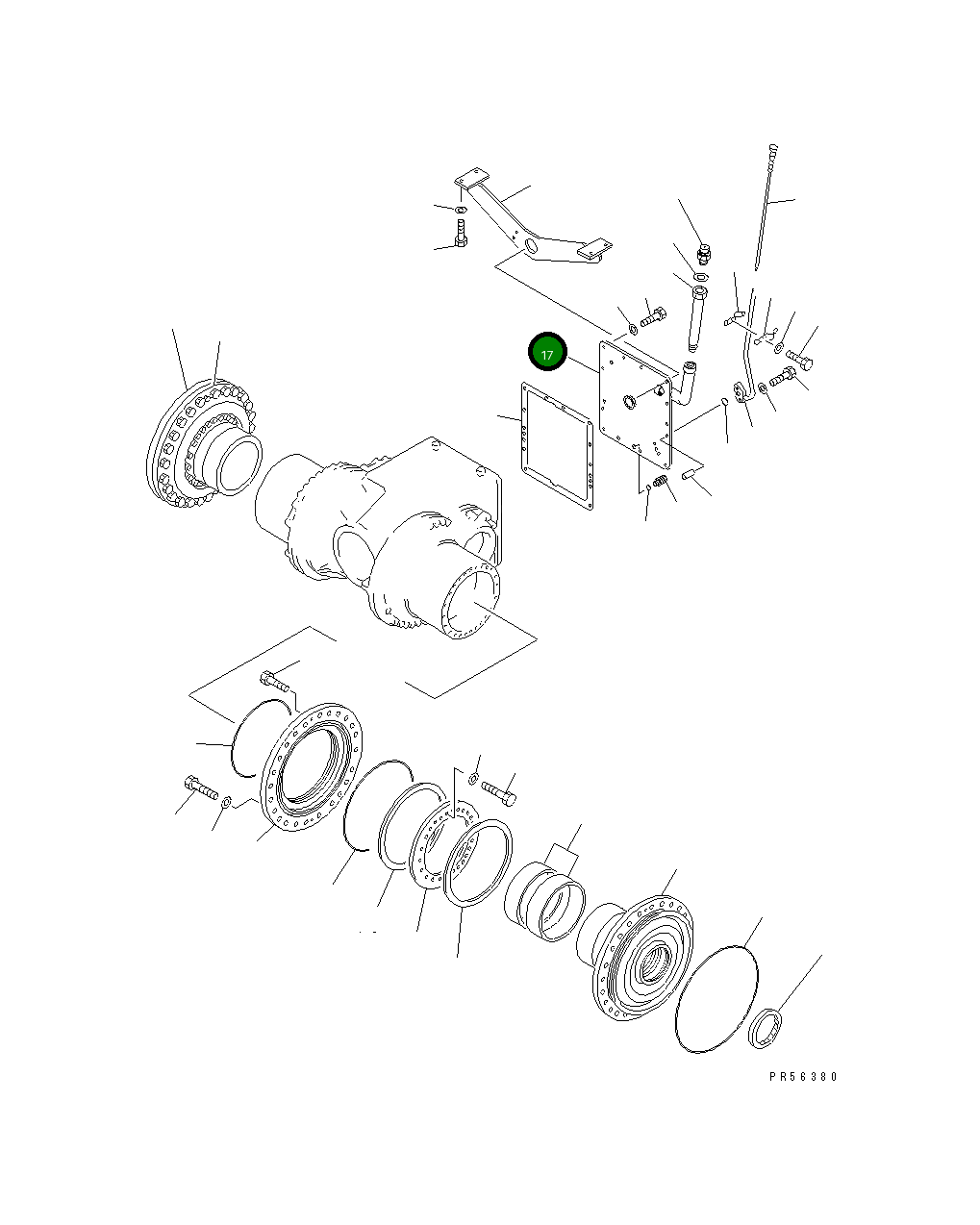 Крышка 234-22-31290 Komatsu
