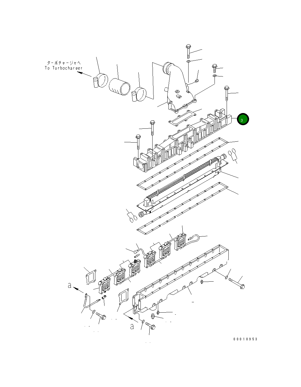 Крышка 6155-11-4210 Komatsu