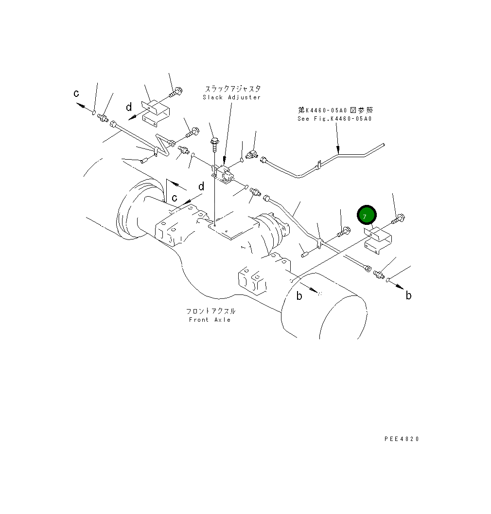 Крышка 421-35-12212  Komatsu