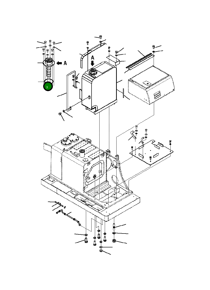 Кольцо уплотнительное (O-Ring) 20Y-958-B140 Komatsu