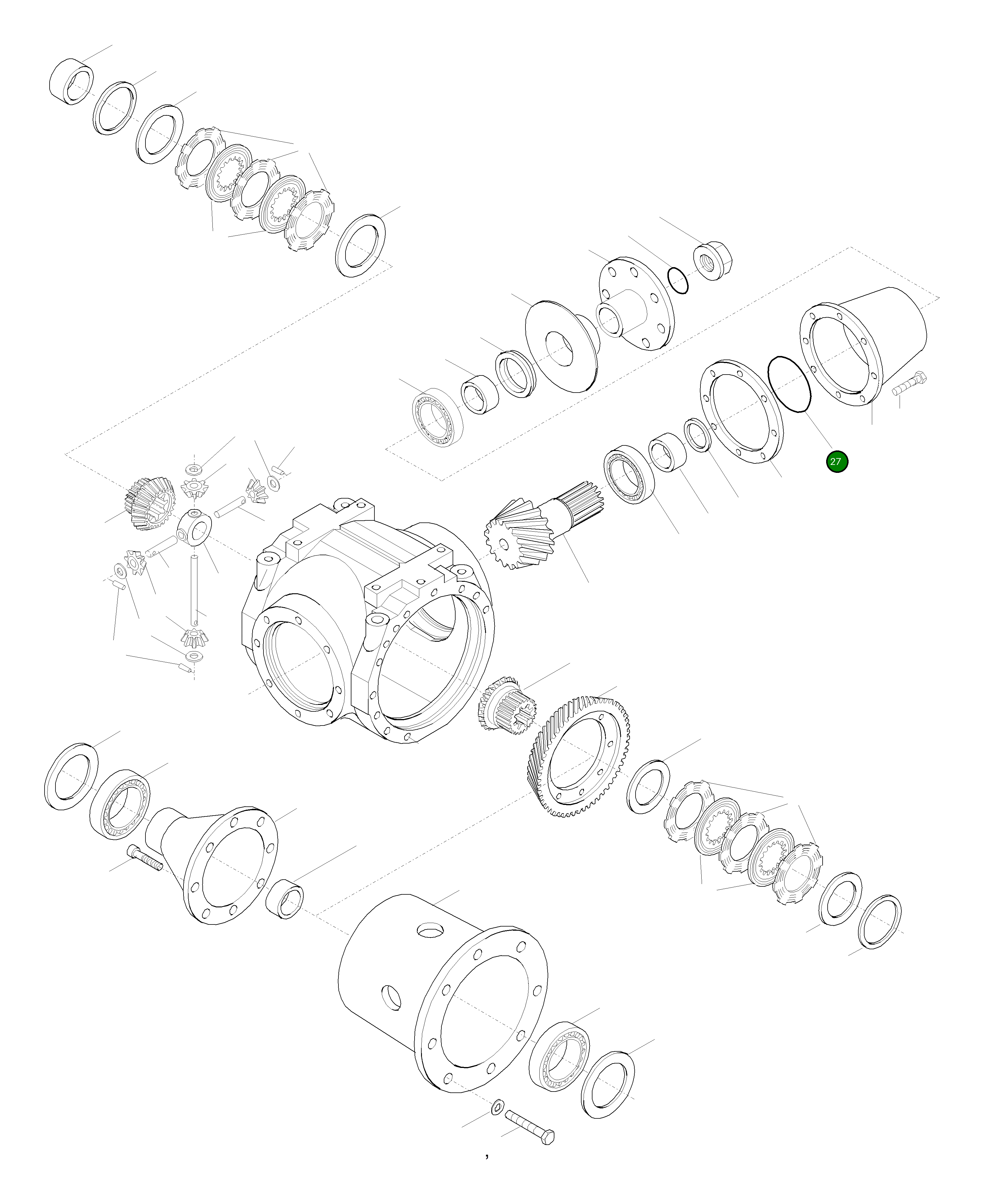 Кольцо уплотнительное (O-Ring) 42U-22-H0P65 Komatsu