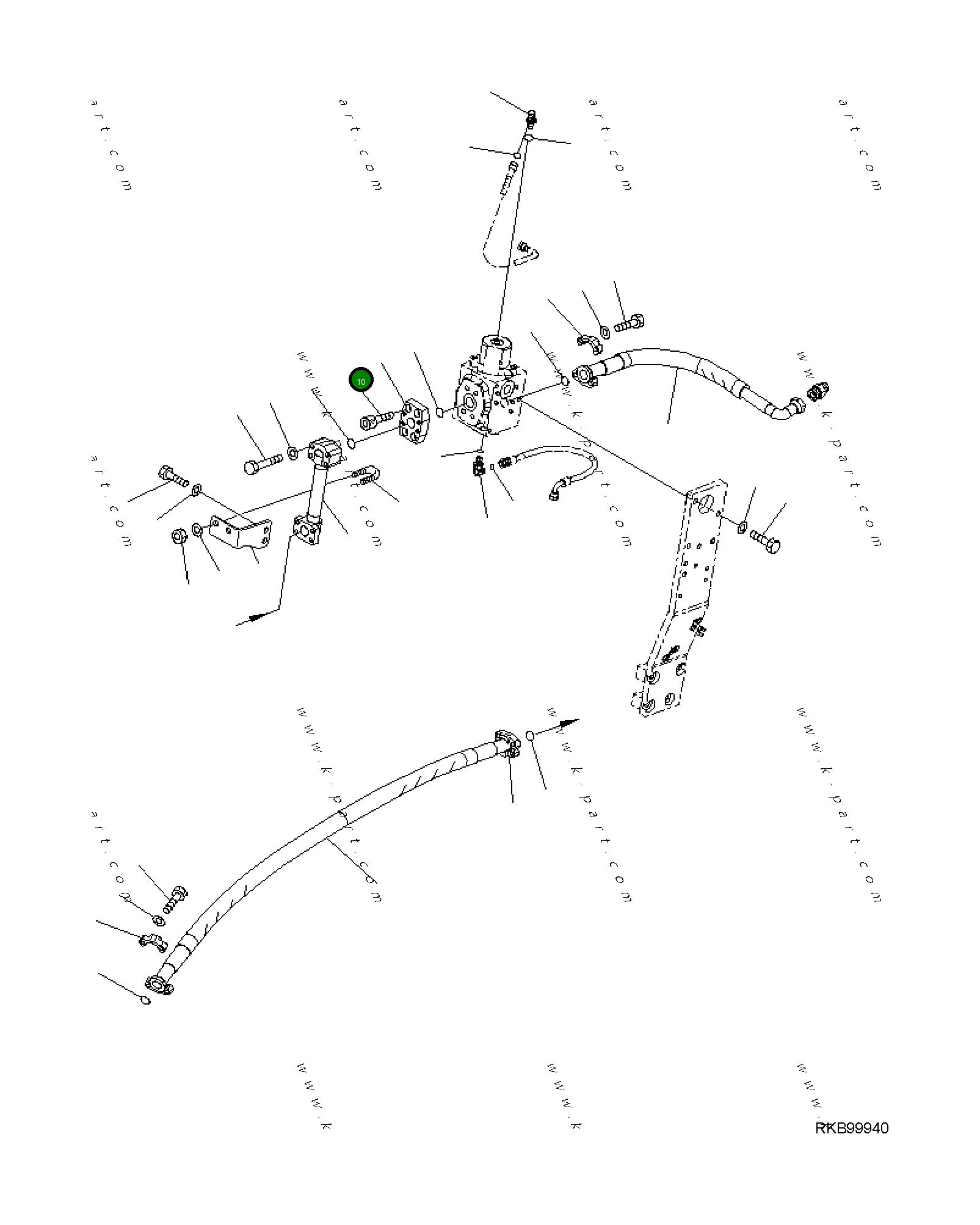 Болт 01252-A1230  Komatsu