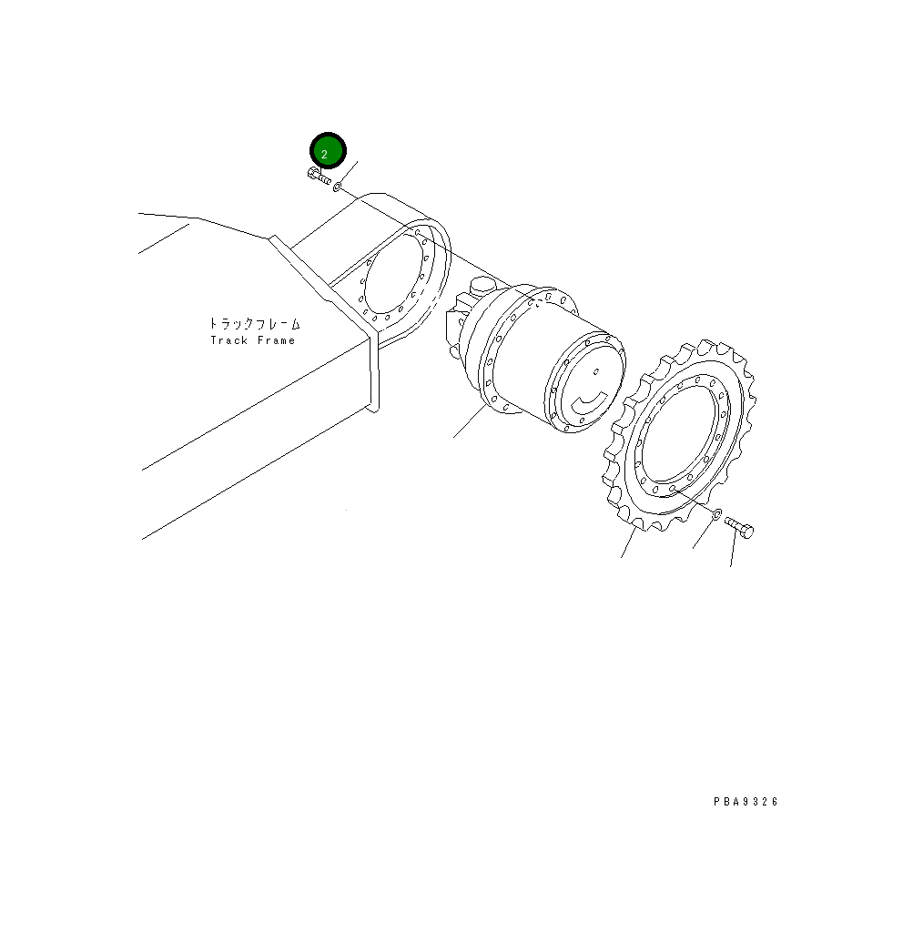 Болт 01010-61655 Komatsu