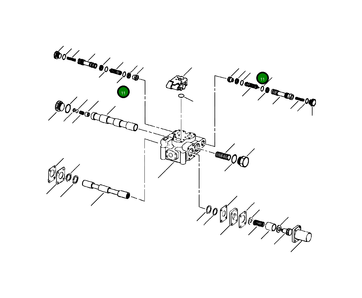 Кольцо уплотнительное (O-Ring) 362 796 R1 Komatsu