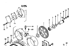 Гайка 01511-40607 Komatsu