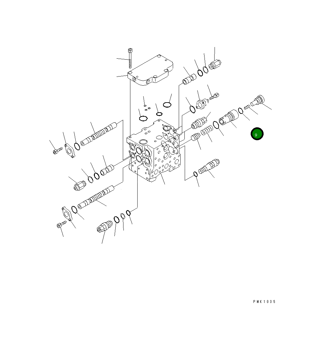 Кольцо уплотнительное (O-Ring) TM0207-001 Komatsu