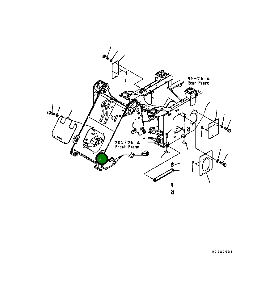 Крышка 417-V88-3211 Komatsu
