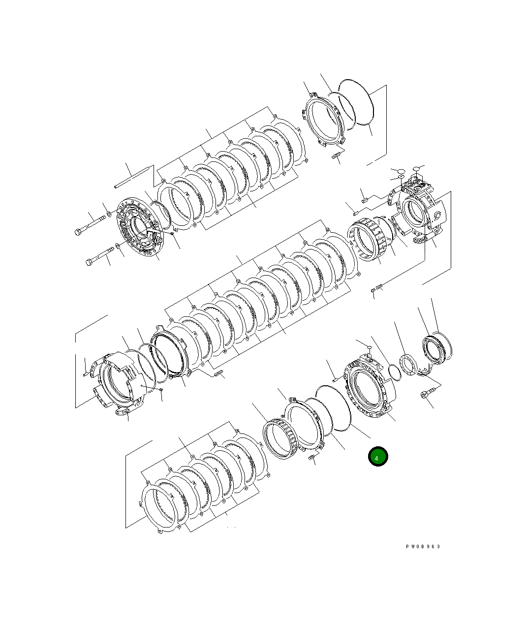 Кольцо 569-15-12860 Komatsu