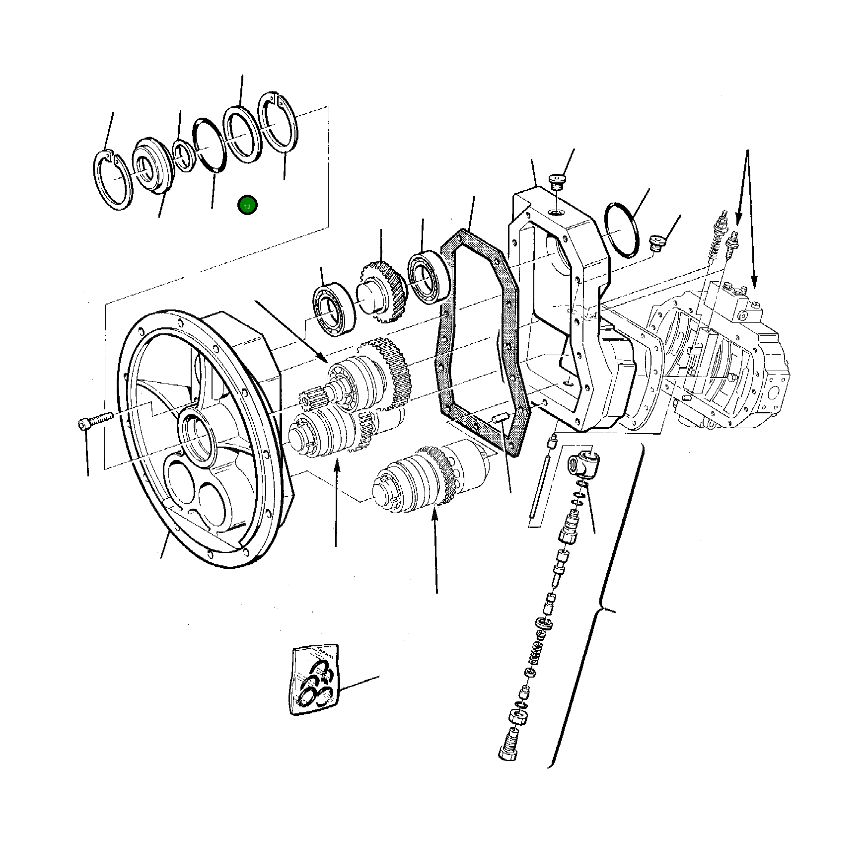 Кольцо 21D-60-12650 Komatsu
