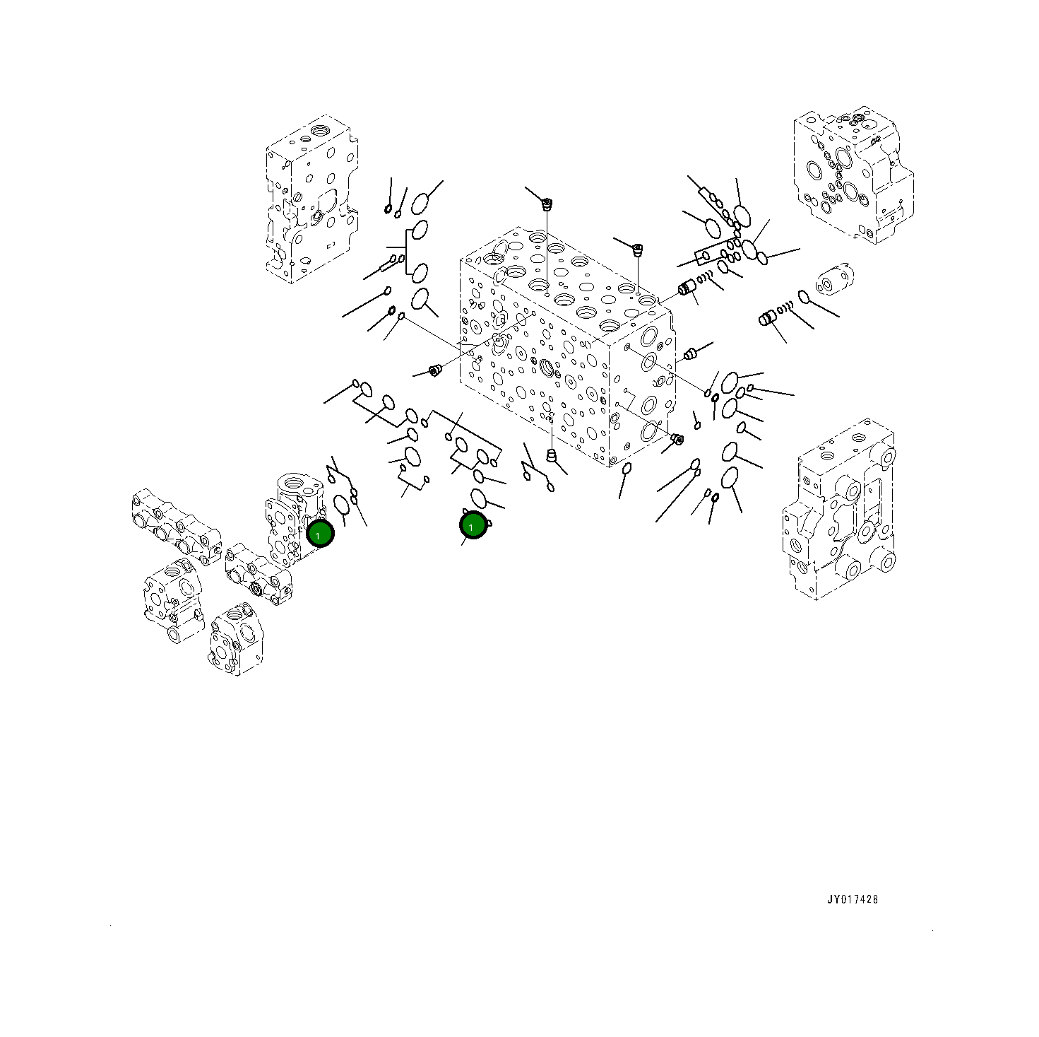 Кольцо уплотнительное (O-Ring) 0700012012 Komatsu