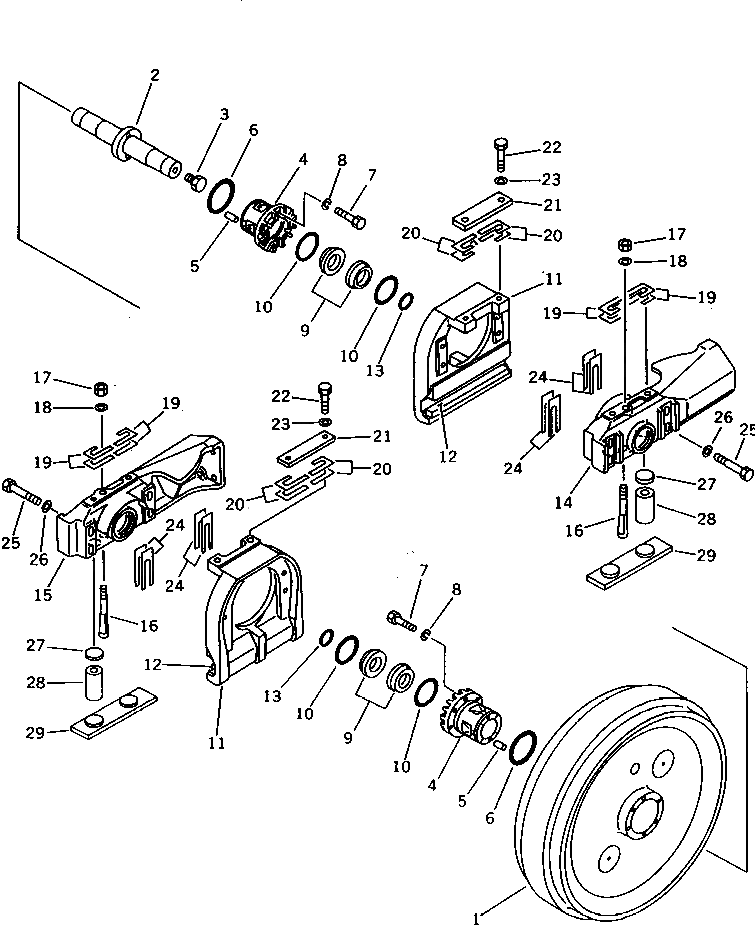 Болт 01011-52225  Komatsu