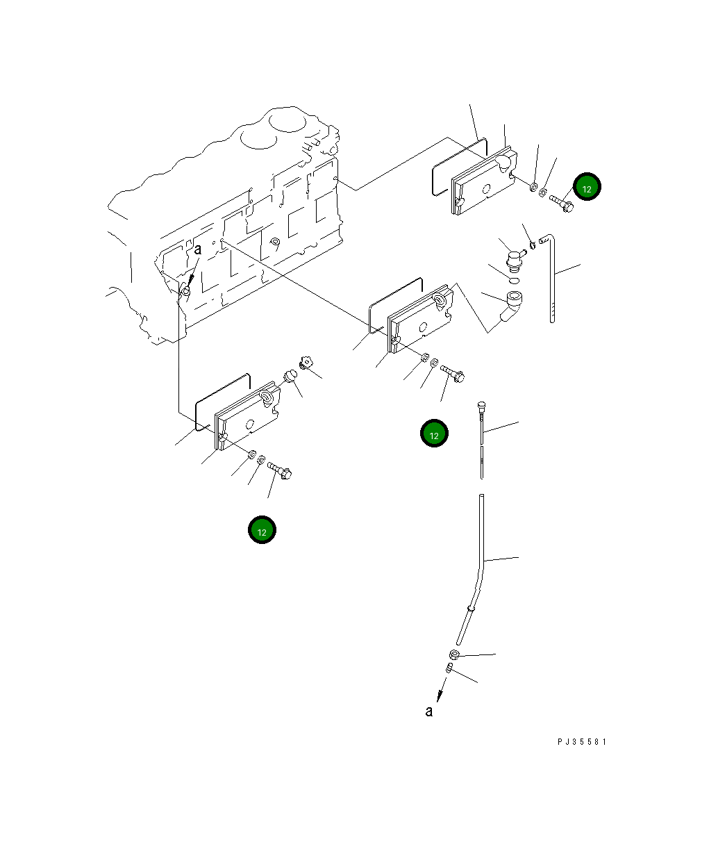Болт 6210-21-6471 Komatsu