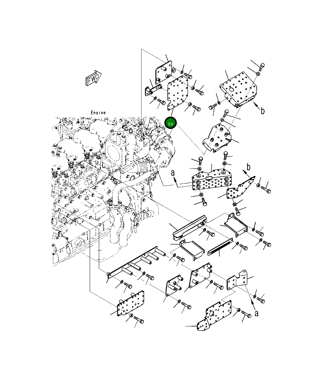 Крышка 6262-11-8770 Komatsu