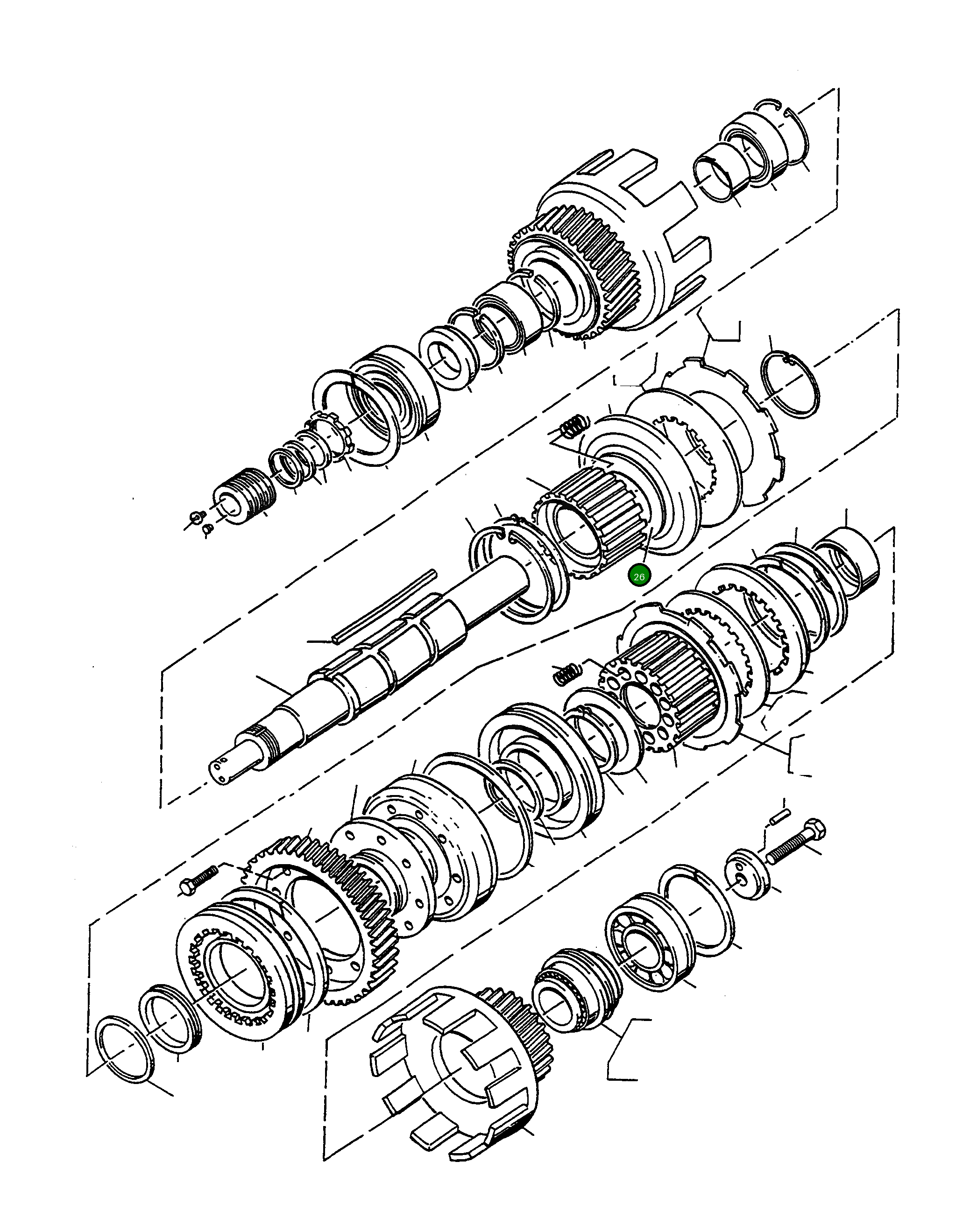 Кольцо 2889601M1  Komatsu