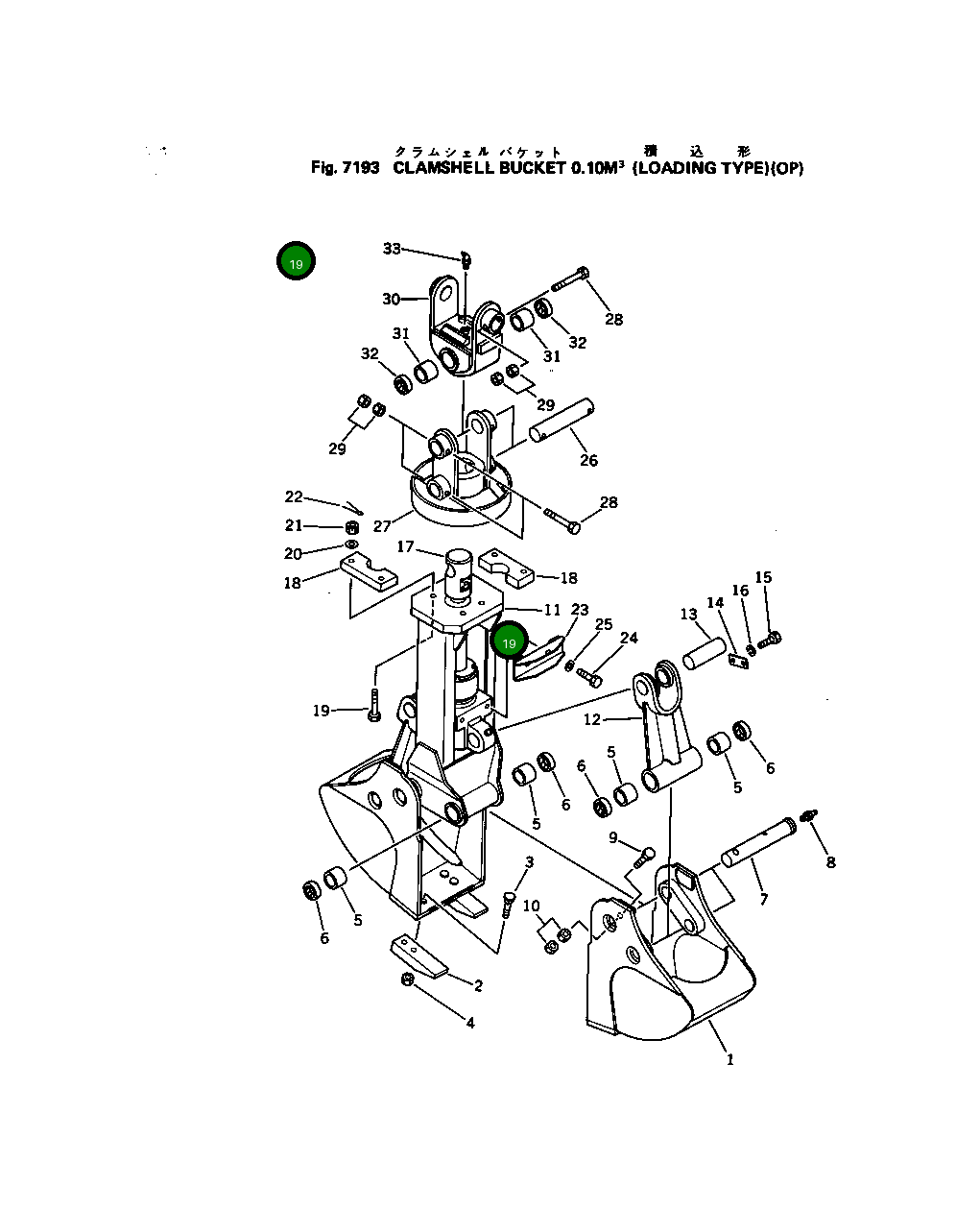Болт 01013-52405  Komatsu