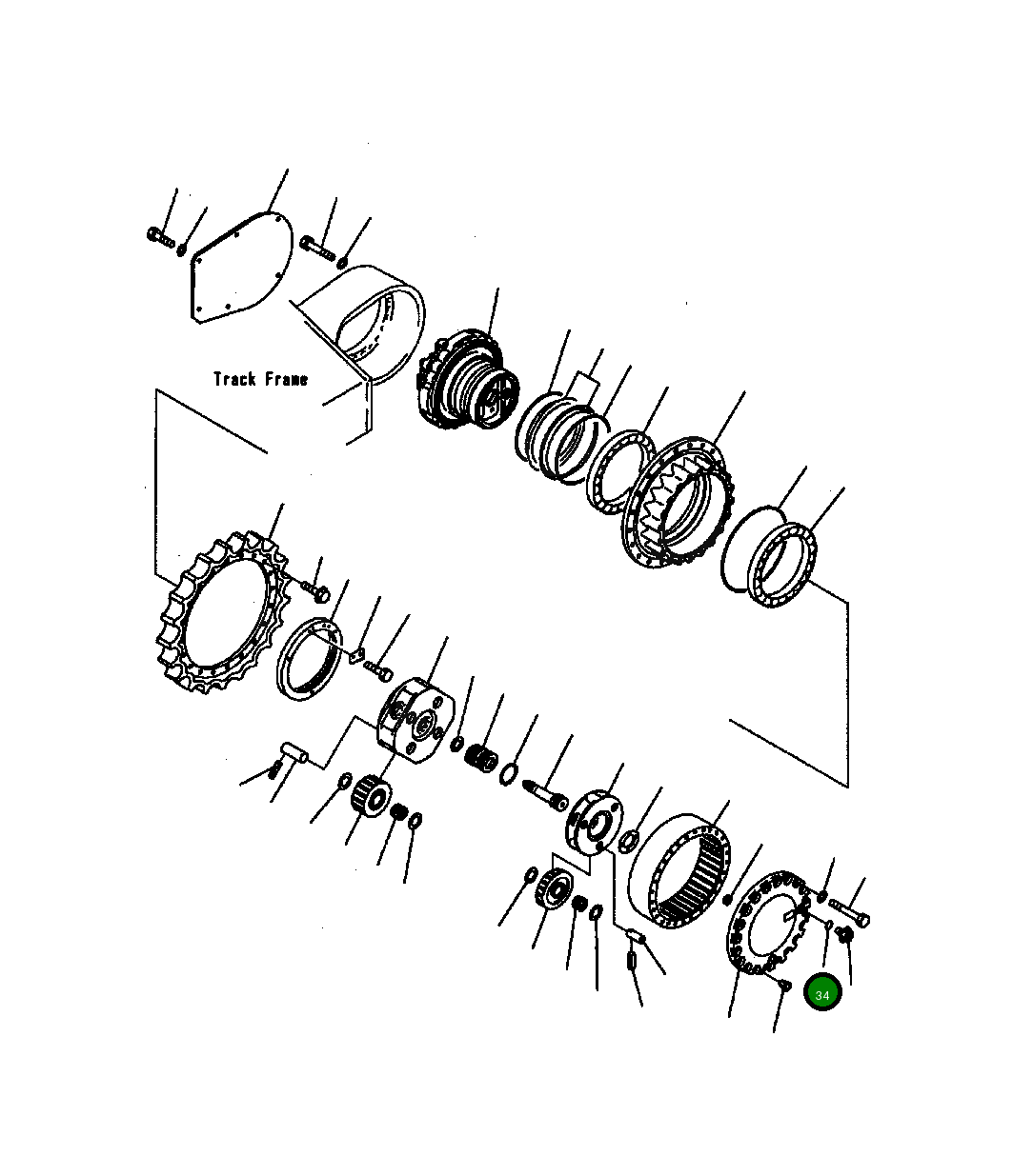 Кольцо уплотнительное (O-Ring) 07002-12412  Komatsu
