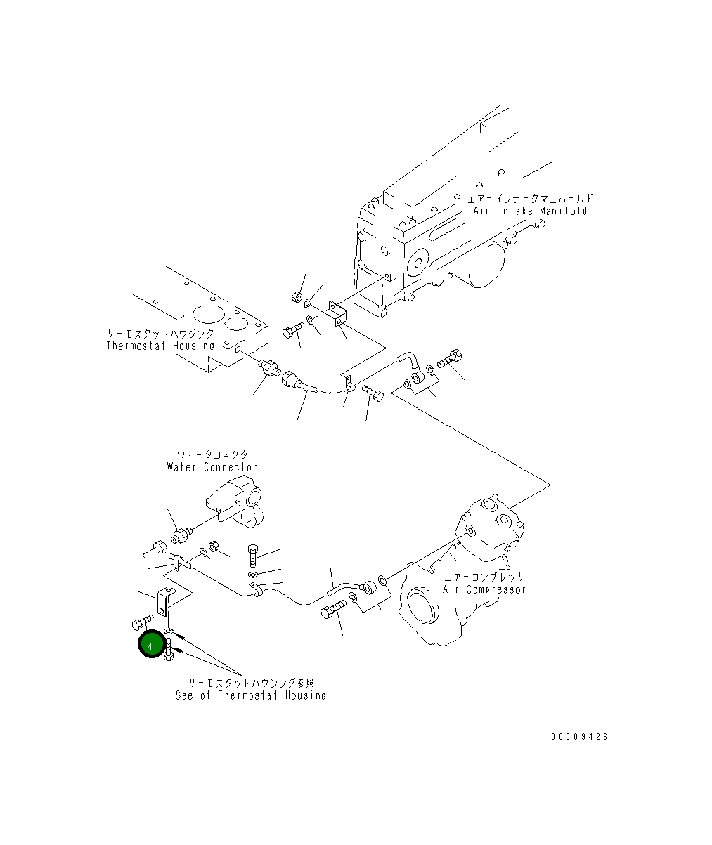 Болт 01010-30816 Komatsu