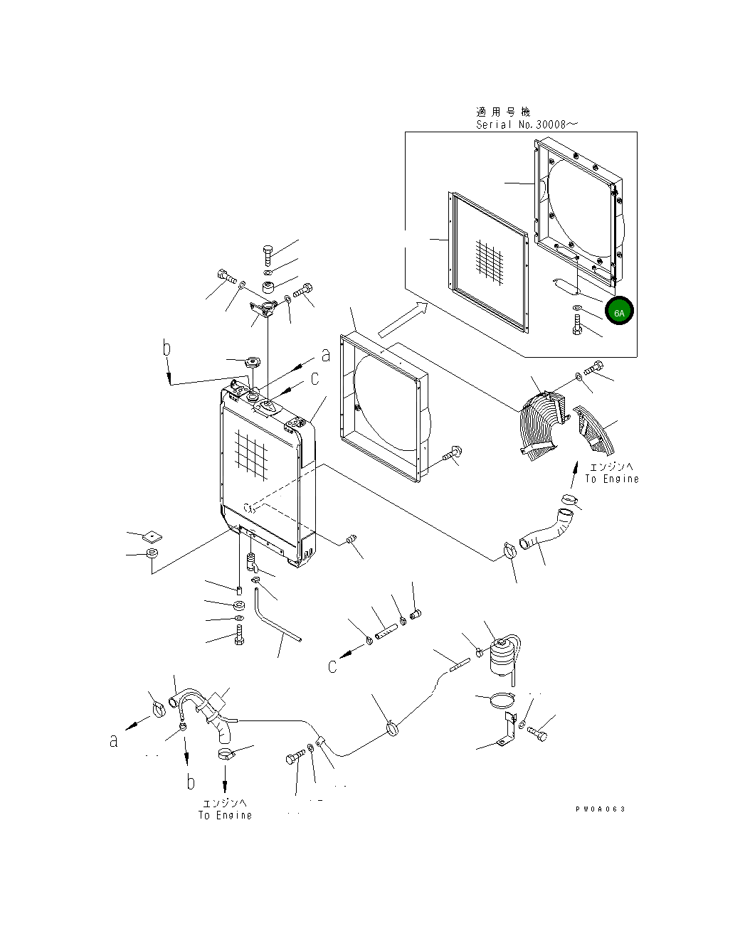 Крышка 12G-03-51130 Komatsu