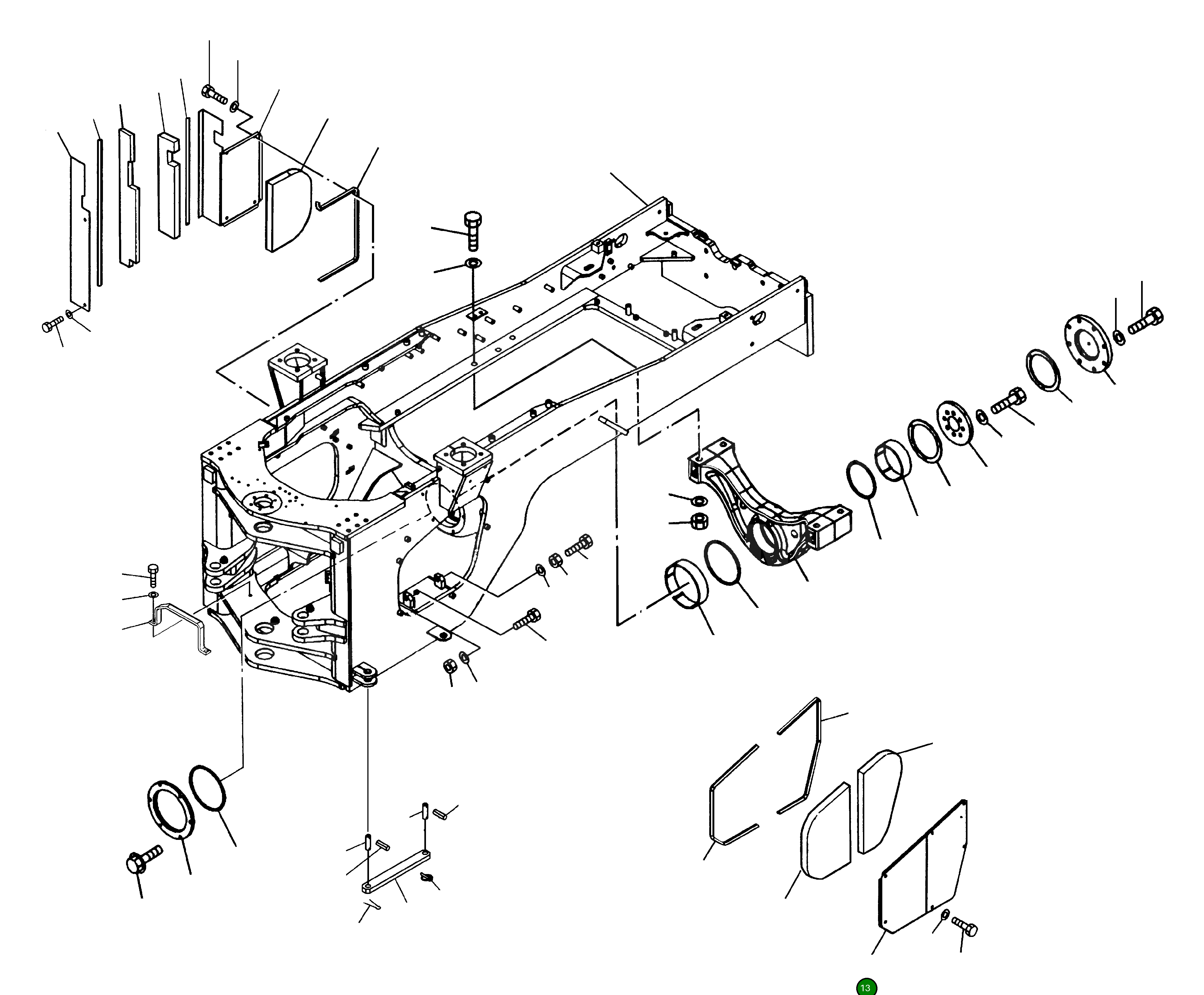 Крышка 421-46-34142  Komatsu